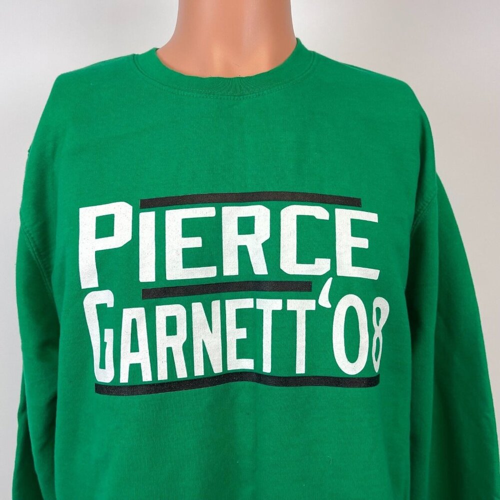Paul Pierce Kevin Garnett Boston Celtics 2008 Crewneck Sweatshirt NBA Size L